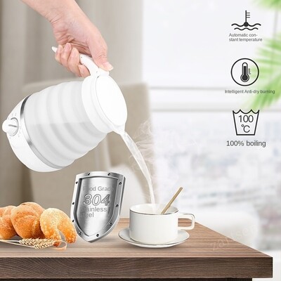 ​Kettle Electric Folding Travel Kettle Food Grade Silicone Folding Kettle