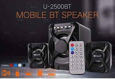 Kisonli U-2500BT Wireless Speaker With Remote (P01034)