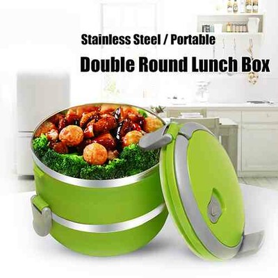 Double Layer Kids Lunch Box (P01408)