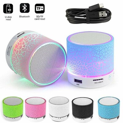 Mini Wireless Bluetooth LED Music Speaker (P02338)